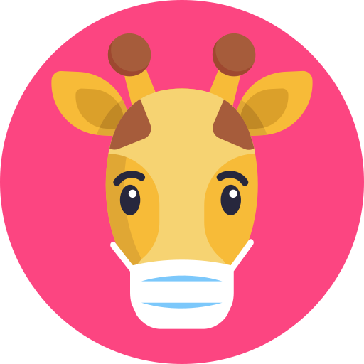 giraffa Generic Circular icona