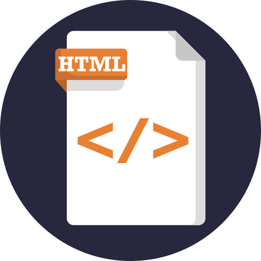 htmlファイル Generic Circular icon