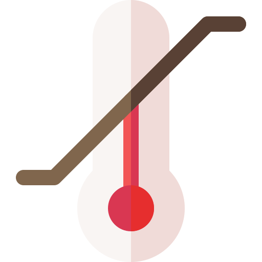 temperatura Basic Rounded Flat Ícone