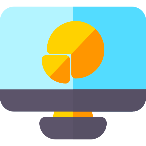 コンピューター Basic Rounded Flat icon