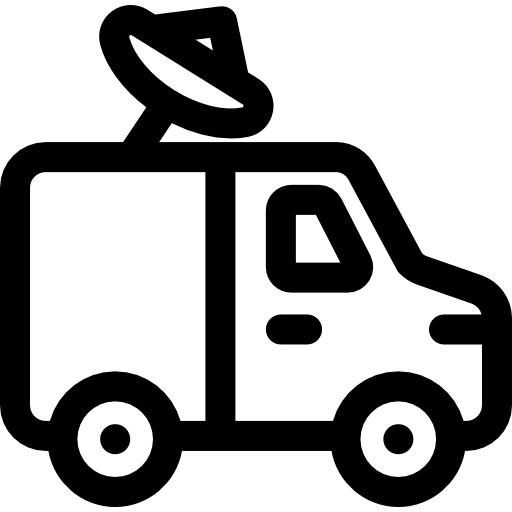봉고차 Basic Rounded Lineal icon