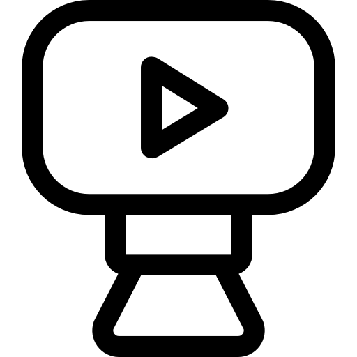 ユーチューブ Basic Rounded Lineal icon