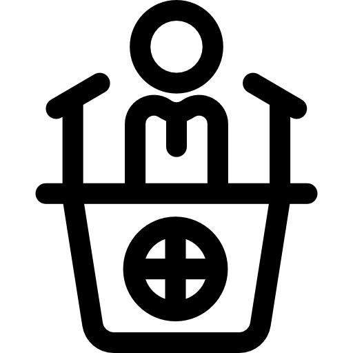 スピーチ Basic Rounded Lineal icon