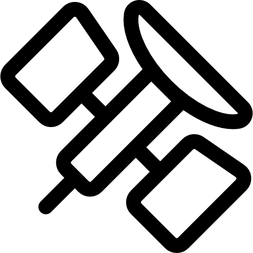 satellitare Basic Rounded Lineal icona