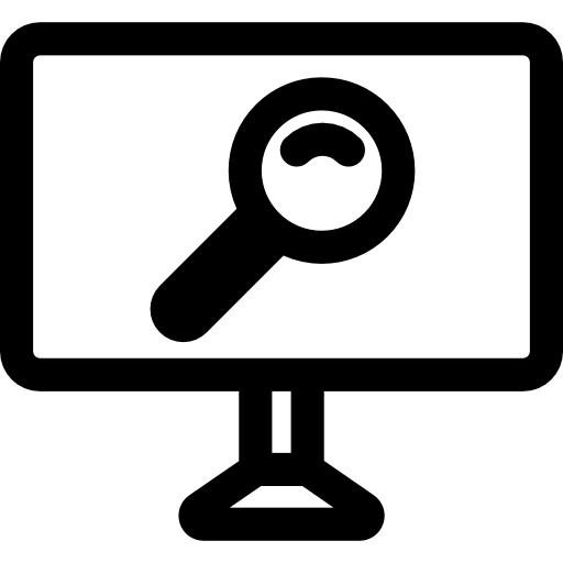 モニター Basic Rounded Lineal icon