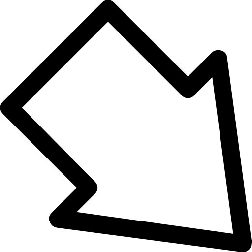 斜めの矢印 Roundicons Lineal icon