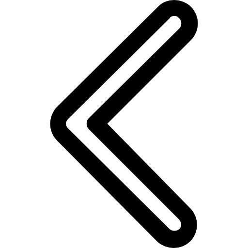 flecha izquierda Roundicons Lineal icono