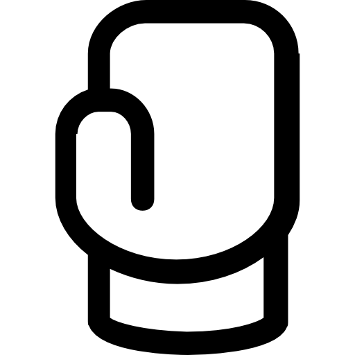 권투 Roundicons Lineal icon