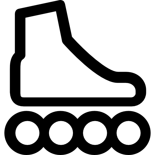 롤러 스케이트 Roundicons Lineal icon