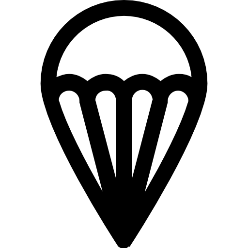 パラシュート Roundicons Lineal icon