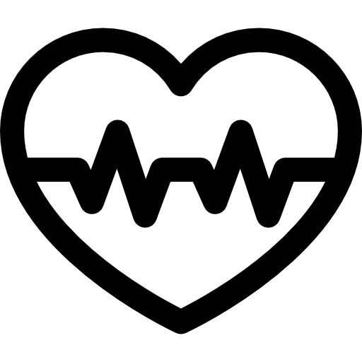 心電図 Roundicons Lineal icon