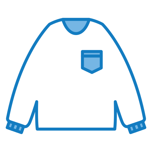 sweatshirt Generic Blue icon