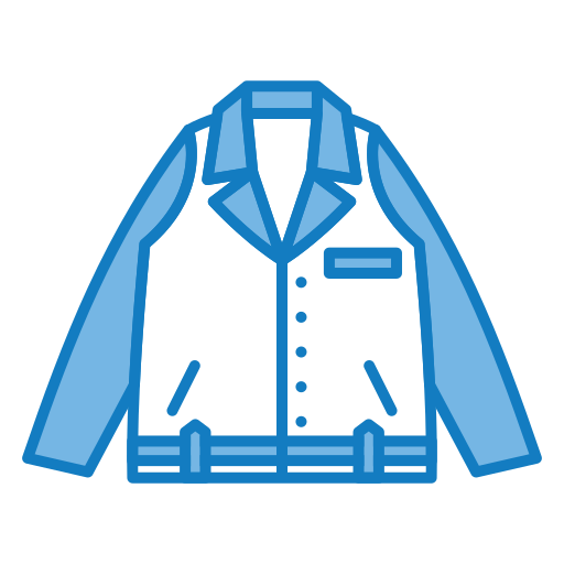 가죽 재킷 Generic Blue icon