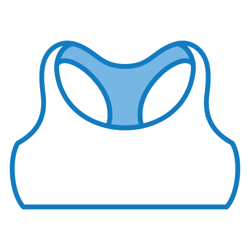 스포츠 브라 Generic Blue icon