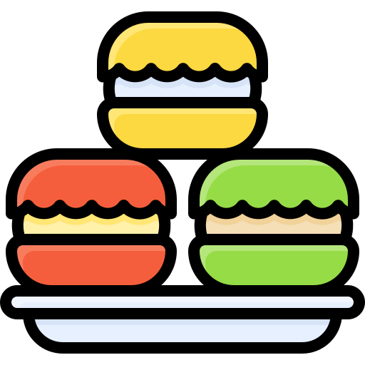 macaron Generic Outline Color icono