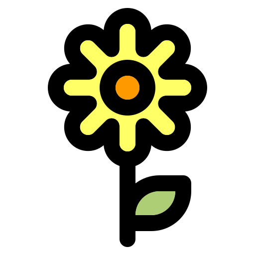 girasol Generic Outline Color icono