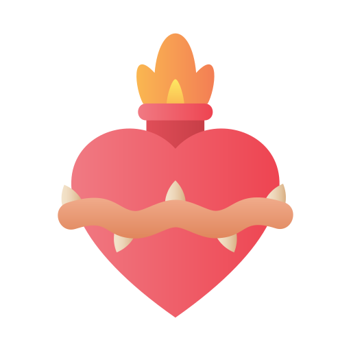 Sacred heart Generic Flat Gradient icon