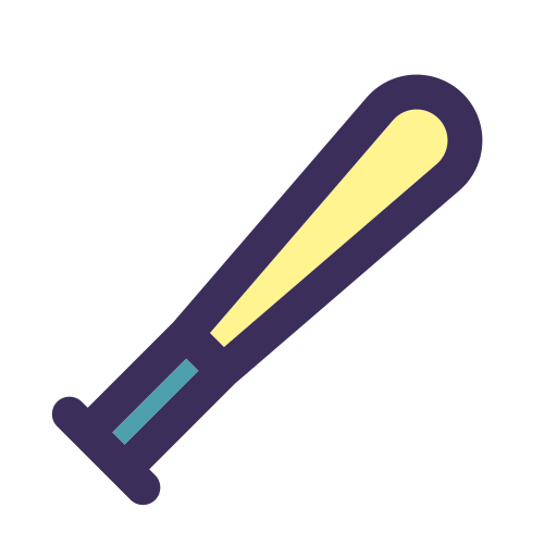 baseball Generic Outline Color icon