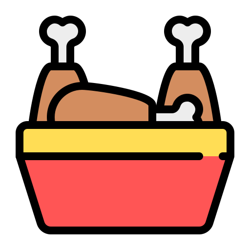 Chicken bucket Generic Outline Color icon