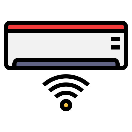 에어컨 Generic Outline Color icon