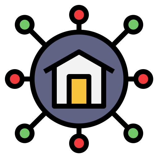 モノのインターネット Generic Outline Color icon