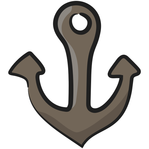 Anchor Generic Hand Drawn Color icon