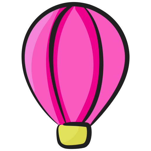 heißluftballon Generic Hand Drawn Color icon