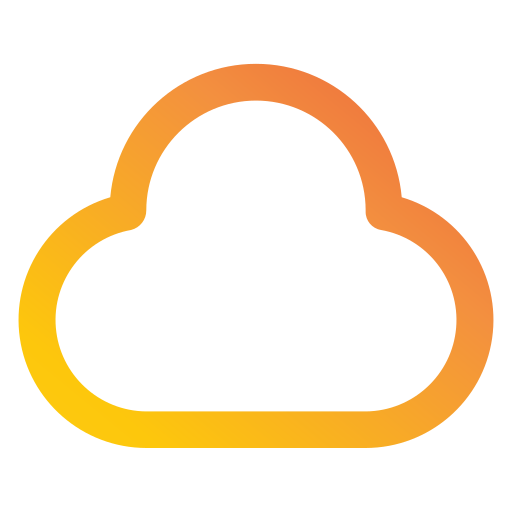 Cloud Generic Gradient icon