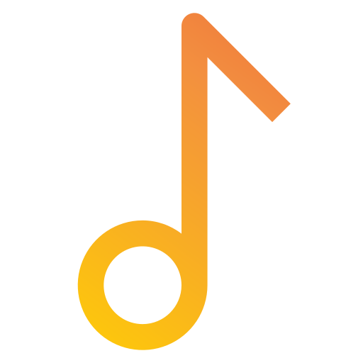 音楽 Generic Gradient icon