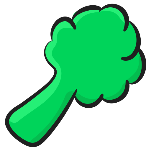 broccoli Generic Hand Drawn Color icona