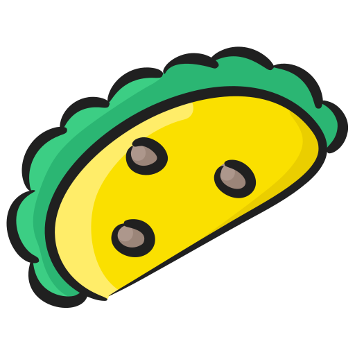taco Generic Hand Drawn Color icon