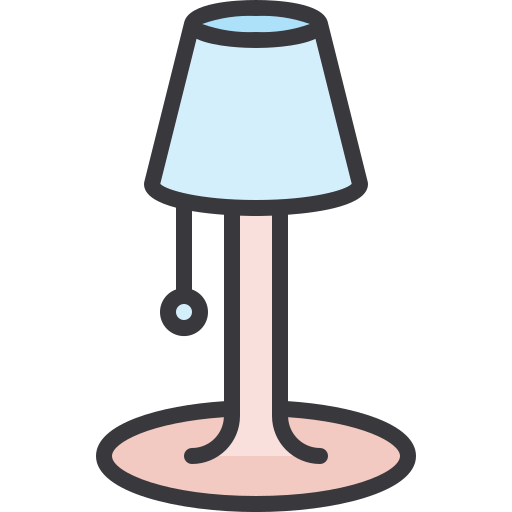 Floor lamp Generic Outline Color icon