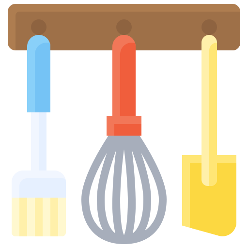 utensilio de cocina Generic Flat icono