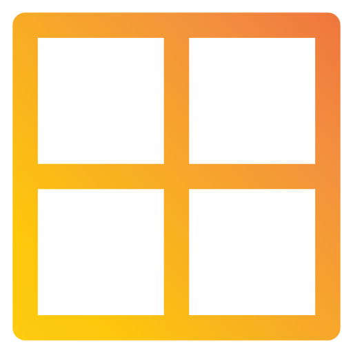 Grid Generic Gradient icon