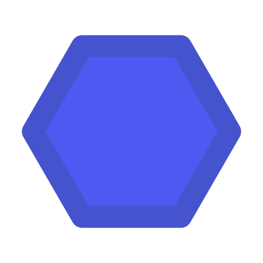 Polygon Generic Outline Color icon