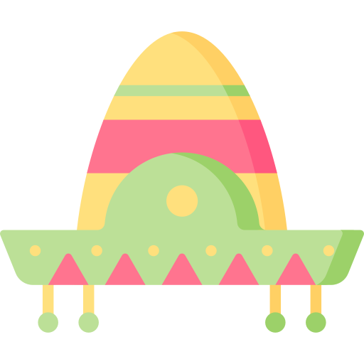 mexikanischer hut Special Flat icon
