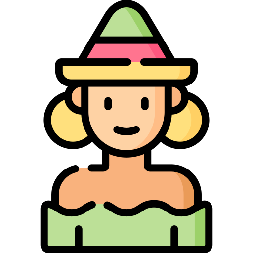 meksykańska kobieta Special Lineal color ikona