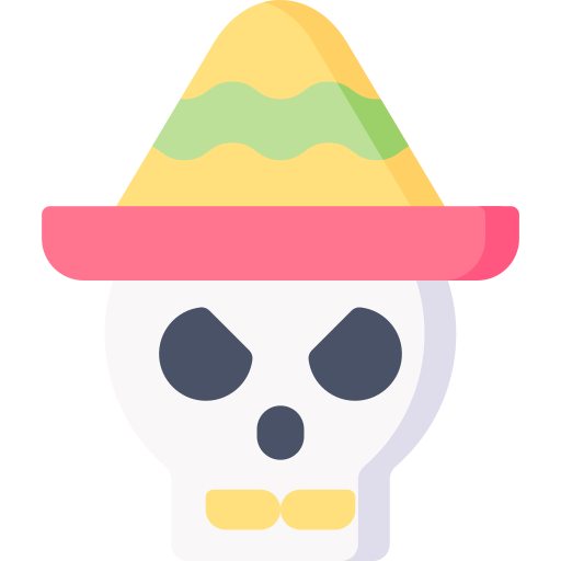 Mexican skull Special Flat icon