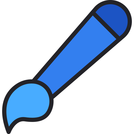 pinsel malen Generic Outline Color icon