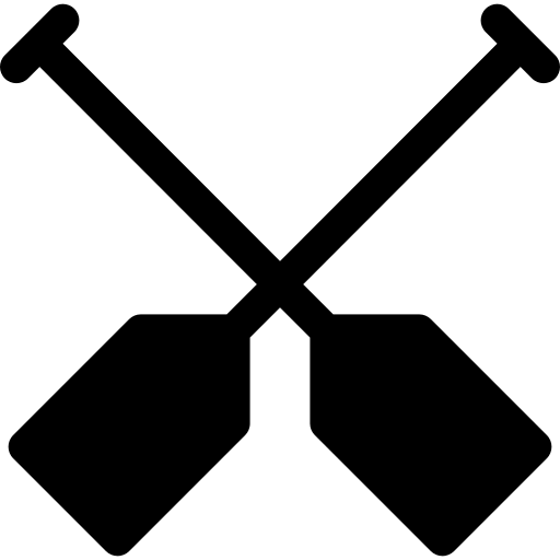 wiosła Basic Rounded Filled ikona