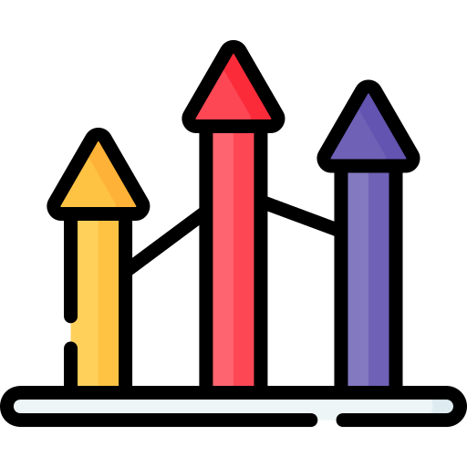gráfico de barras Special Lineal color icono