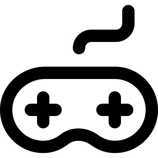 gamepad Super Basic Orbit Outline icona