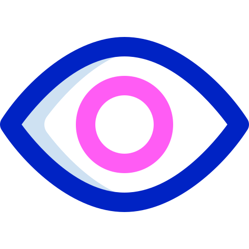 olho Super Basic Orbit Color Ícone