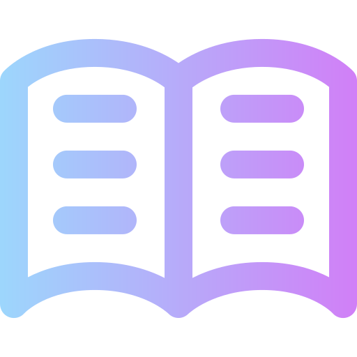 boek Super Basic Rounded Gradient icoon