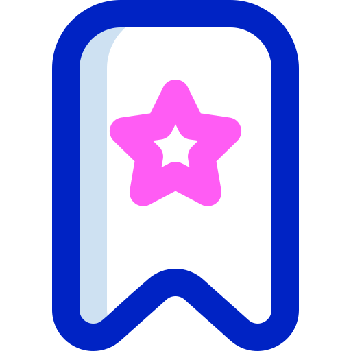 bladwijzer Super Basic Orbit Color icoon