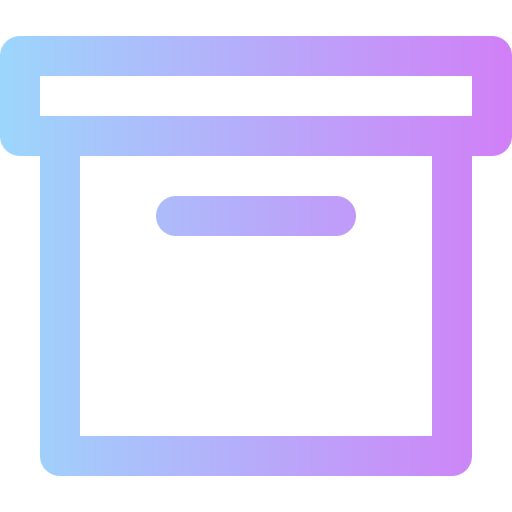 Delivery box Super Basic Rounded Gradient icon
