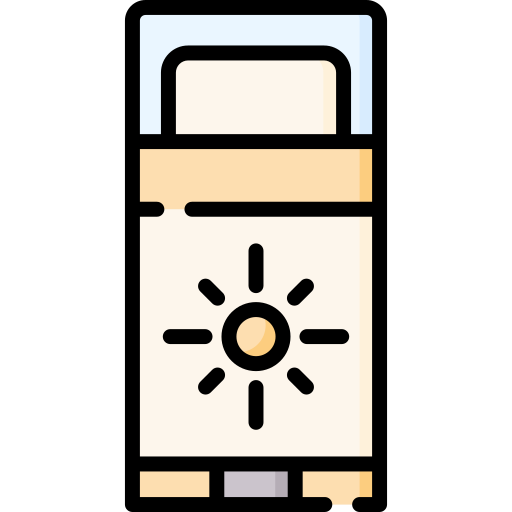 Sun stick Special Lineal color icon