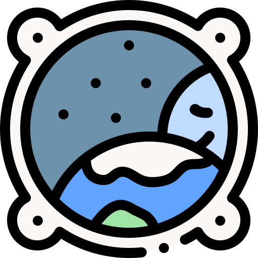 Porthole Detailed Rounded Lineal color icon