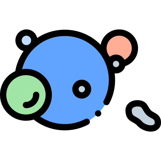 planet Detailed Rounded Lineal color icon