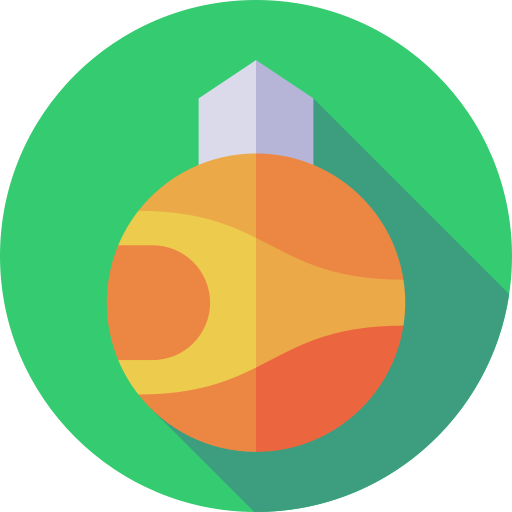 우주 식민지화 Flat Circular Flat icon